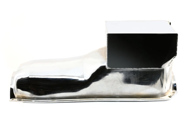 1964-80 OLDSMOBILE 330-350-400-425-455 OIL PAN - CHROME