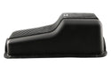 ALUMINUM FORD SB 65-87 260-289-302 OIL PAN POLISHED RETRO FINNED - BLACK