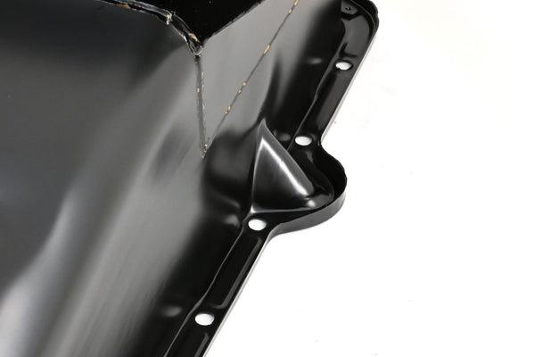 1980-85 CHEVY SMALL BLOCK 283-305-327-350-400 DRAG RACING OIL PAN - BLACK