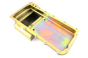 STEEL CHEVY GM LS ENGINES OIL PAN 7 QT 90 DEGREE FITTING - ZINC