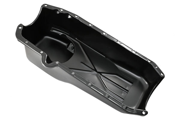1980-85 CHEVY SMALL BLOCK 267-283-305-327-350 STOCK CAPACITY OIL PAN - BLACK