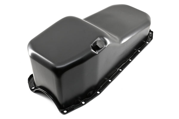1980-85 CHEVY SMALL BLOCK 267-283-305-327-350 STOCK CAPACITY OIL PAN - BLACK