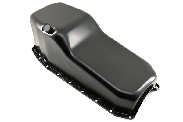 1980-85 CHEVY SMALL BLOCK 267-283-305-327-350 STOCK CAPACITY OIL PAN - BLACK