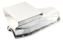 1980-85 CHEVY SMALL BLOCK 283-305-327-350-400 DRAG RACING OIL PAN - CHROME