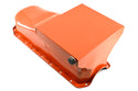 1958-79 CHEVY SMALL BLOCK 283-305-327-350-400 DRAG RACING OIL PAN - ORANGE