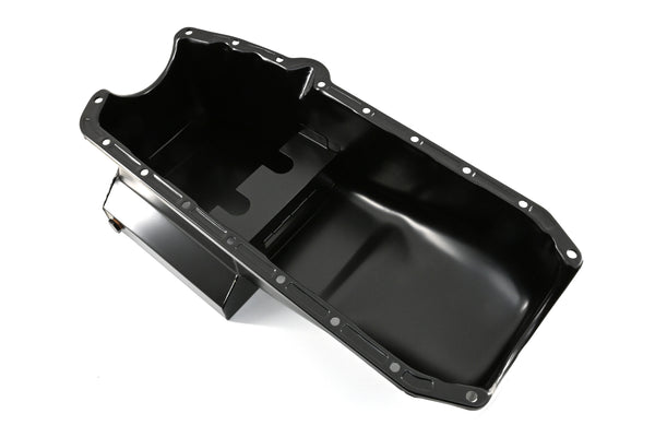 1958-79 CHEVY SMALL BLOCK 283-305-327-350-400 DRAG RACING OIL PAN - BLACK
