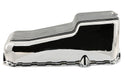 Aluminum Oil Pan – Fits 1980–1985 Chevy SB 283–350 – Stock 4‑Quart – Retro Finned – Chrome