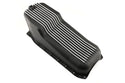 Aluminum Oil Pan – Fits 1986–2002 Chevy Small Block 262–400 – Retro Finned – Black Finish