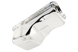 1963-96 FORD SMALL BLOCK 221-260-289-302 STOCK CAPACITY OIL PAN - CHROME