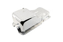 Steel Oil Pan – Fits 1962–1982 Ford SB 260‑289‑302 – Stock Capacity – Front Sump – Chrome