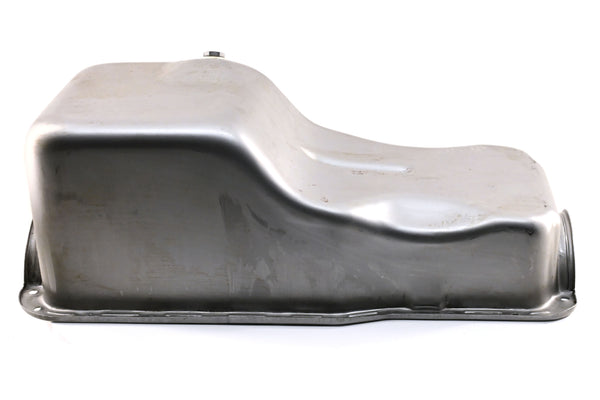 Steel Oil Pan – Fits 1962–1982 Ford SB 260‑289‑302 – Stock Capacity – Front Sump – Raw