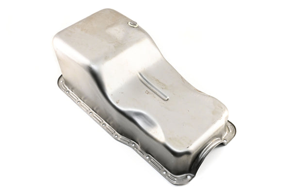 Steel Oil Pan – Fits 1962–1982 Ford SB 260‑289‑302 – Stock Capacity – Front Sump – Raw