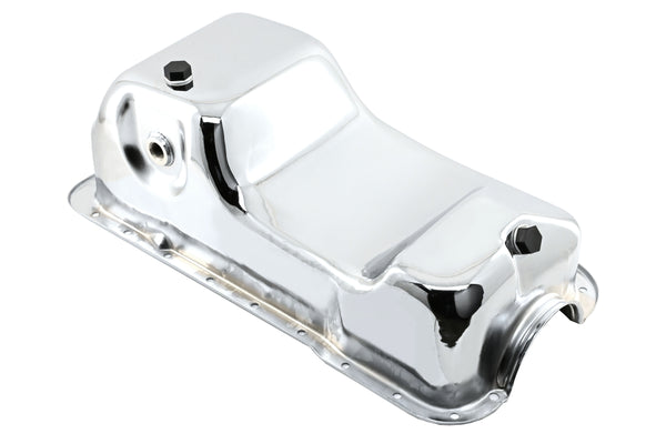 Steel Oil Pan Kit Fits 1979–1993 Ford 5.0L Mustang & Fox Chassis – Chrome