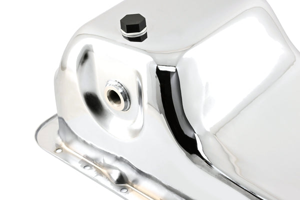 Steel Oil Pan Kit Fits 1979–1993 Ford 5.0L Mustang & Fox Chassis – Chrome