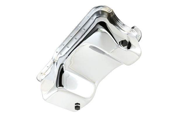 Steel Oil Pan Kit Fits 1979–1993 Ford 5.0L Mustang & Fox Chassis – Chrome