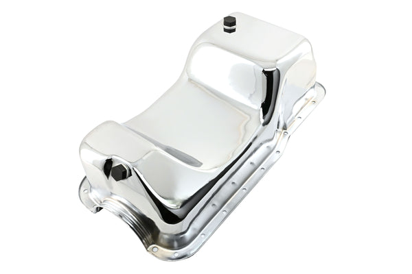 Steel Oil Pan Kit Fits 1979–1993 Ford 5.0L Mustang & Fox Chassis – Chrome