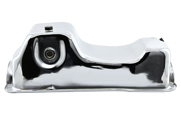 Steel Oil Pan Kit Fits 1979–1993 Ford 5.0L Mustang & Fox Chassis – Chrome