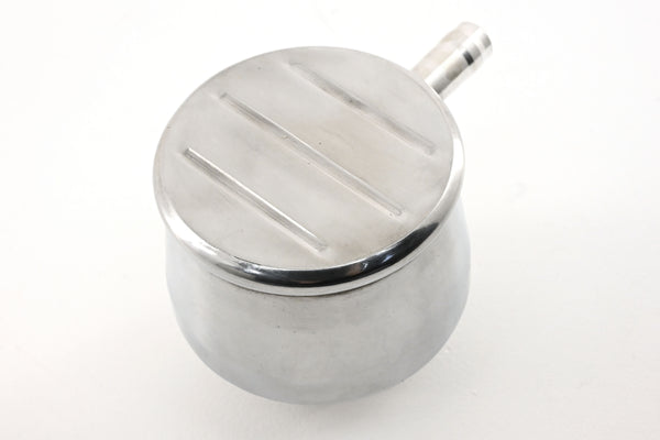 Aluminum Breather PCV Valve – Ball Milled – Polished Finish