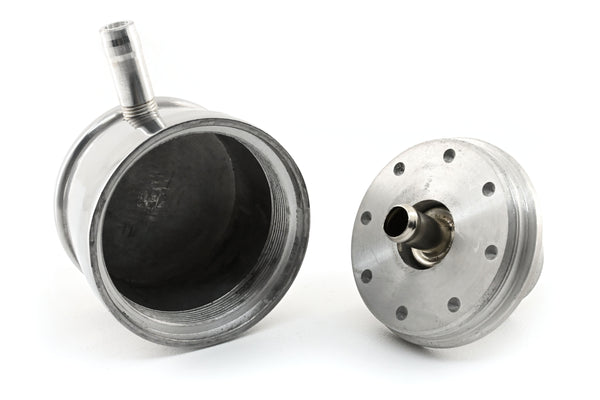 Aluminum Breather PCV Valve – Ball Milled – Polished Finish