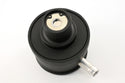 Aluminum Breather PCV Valve – Ball Milled – Powder‑Coated Matte Black
