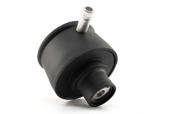 Aluminum Breather PCV Valve – Smooth Style – Powder‑Coated Matte Black