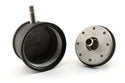 Aluminum Breather PCV Valve – Smooth Style – Powder‑Coated Matte Black