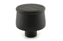 Aluminum Breather – Ball Milled – Powder‑Coated Matte Black
