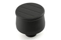 Aluminum Breather – Ball Milled – Powder‑Coated Matte Black