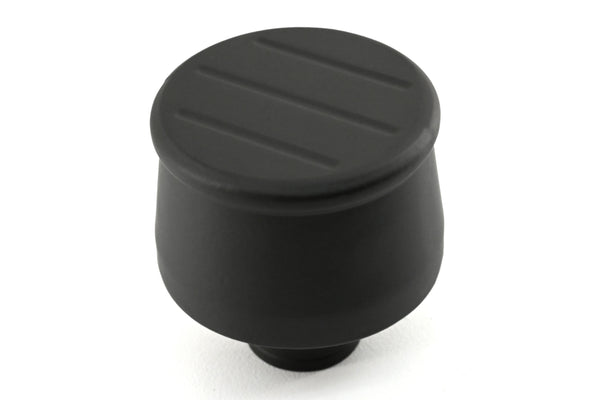Aluminum Breather – Ball Milled – Powder‑Coated Matte Black