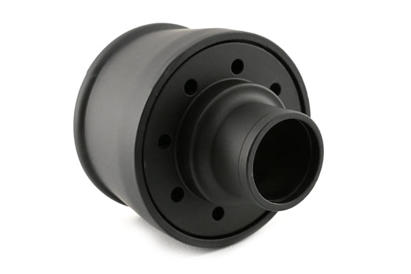 Aluminum Breather – Ball Milled – Powder‑Coated Matte Black