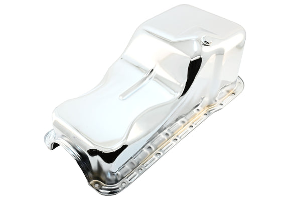 Steel Oil Pan Fits 1969-81 Ford SB 351W Windsor - Stock Capacity – Chrome