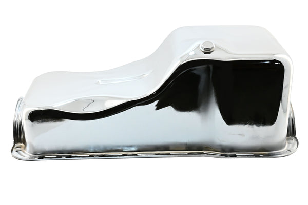 Steel Oil Pan Fits 1969-81 Ford SB 351W Windsor - Stock Capacity – Chrome