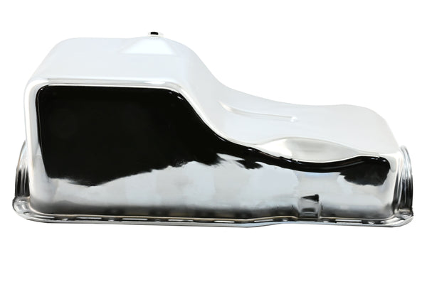 Steel Oil Pan Fits 1969-81 Ford SB 351W Windsor - Stock Capacity – Chrome