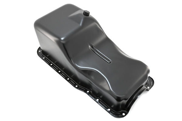 Steel Oil Pan Fits 1969-81 Ford SB 351W Windsor - Stock Capacity – Black