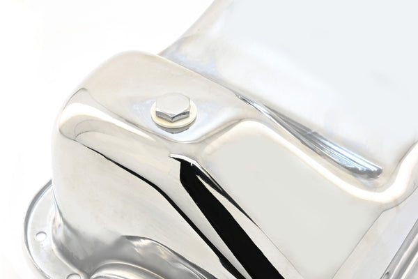 Steel Oil Pan Fits 1983–1993 Ford Mustang 351W 5.8L - Chrome
