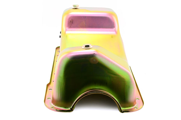 NHRA Approved Steel Oil Pan Fits 1983–1993 Ford Mustang 351W 5.8L - Zinc-Plated