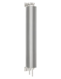 ALUMINUM UNIVERSAL 17' FINNED  RADIATOR OVERFLOW TANK - SILVER
