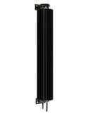 ALUMINUM UNIVERSAL 17' FINNED  RADIATOR OVERFLOW TANK - BLACK