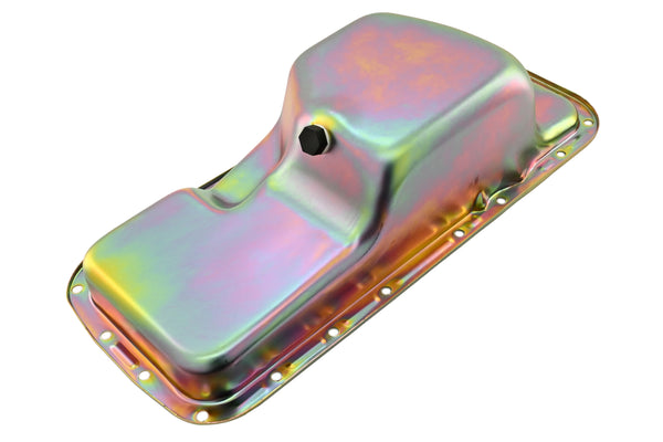 Compatible/Replacement Steel Tie Rod Dimple Oil Pan for Chrysler/Mopar Big Block BB 361-383-400-413-426W-440 – Zinc Plated (A-Body & C-Body)