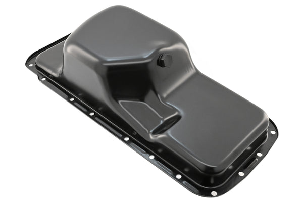 Compatible/Replacement Steel Tie Rod Dimple Oil Pan for Chrysler/Mopar Big Block BB 361-383-400-413-426W-440 – Black (A-Body & C-Body)