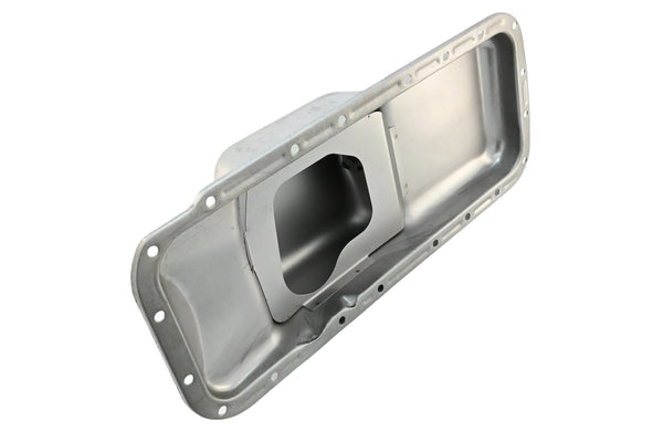 Steel Oil Pan Fits 1966–1972 B-Body & 1970–1974 E-Body Chrysler/Mopar Big Block B/RB 361-383-400-413-426W-440 - 5-Quart, Center Sump – Raw Steel