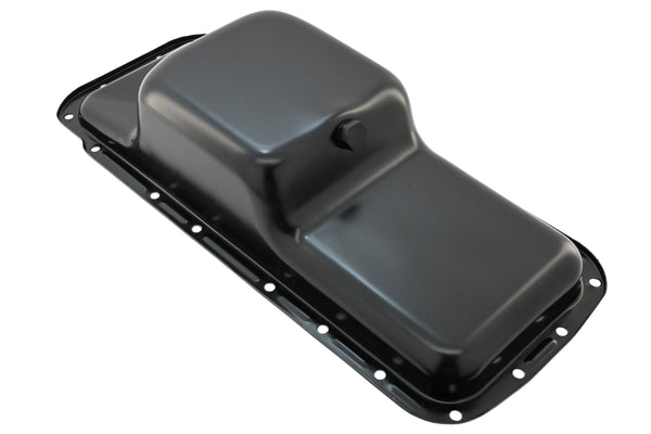 Steel Oil Pan Fits 1966–1972 B-Body & 1970–1974 E-Body Chrysler/Mopar Big Block B/RB 361-383-400-413-426W-440 - 5-Quart, Center Sump – Black