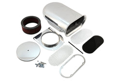 Aluminum Hilborn-Style Scoop – Single Quad – Smooth – Polished Finish