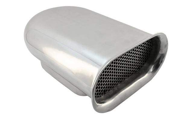 Aluminum Hilborn-Style Scoop – Single Quad – Smooth – Polished Finish