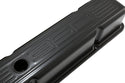 Tall Steel Valve Covers – Fits 1958–1986 Chevy Small Block 283‑305‑327‑350 (Stamped “350” Logo, 1 Hole Each) – Black Finish