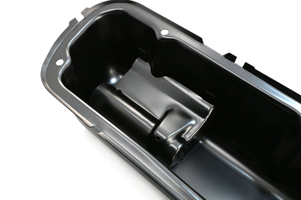 Steel Valve Covers for 1962–85 Ford SB 260‑289‑302‑351W – Smooth – 1 Hole – Black