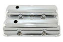 Steel Valve Covers Fits 1957–1976 Ford FE 352‑390‑406‑427‑428 – Smooth – 1 Hole – Chrome