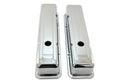 Steel Tall Valve Covers – Fits 1958–86 Chevy Small Block 283-400 – 1 Hole – Chrome
