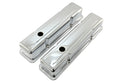 Steel Tall Valve Covers – Fits 1958–86 Chevy Small Block 283-400 – 1 Hole – Chrome