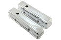 Steel Tall Valve Covers – Fits 1958–86 Chevy Small Block 283-400 – 1 Hole – Chrome